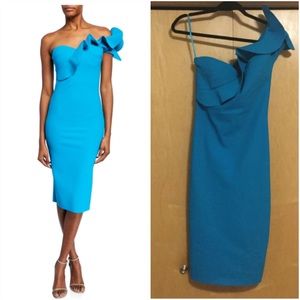 Chiara Boni Adrina One-Shoulder w/Ruffle Detail